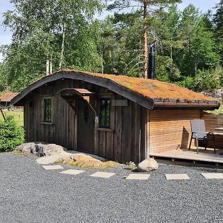 Mikrohyttene Moen Ranch Kragerø Exterior foto
